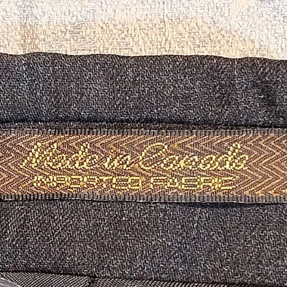 Ralph Lauren CHAPS Pure New Wool Gray Sport Coat Blazer Size 46 - Picture 9 of 13